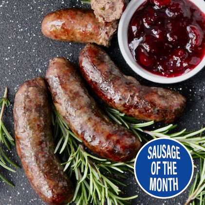 Venison & Cranberry Sausages